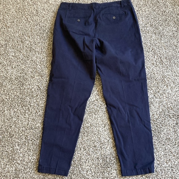 Talbots The Weekend Chino Navy Blue Size 10 - Picture 6 of 10